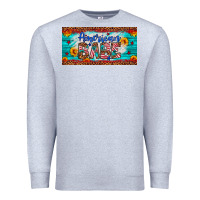Heather Grey american babe Premium Sweatshirt - Artiststas