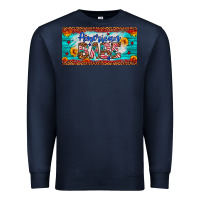 Navy american babe Premium Sweatshirt - Artiststas