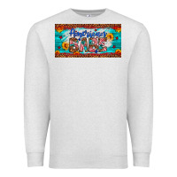 Oatmeal Heather american babe Premium Sweatshirt - Artiststas