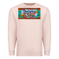 Pale Pink american babe Premium Sweatshirt - Artiststas