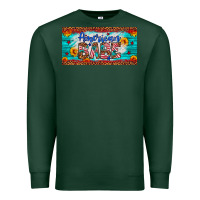 Sports Green american babe Premium Sweatshirt - Artiststas
