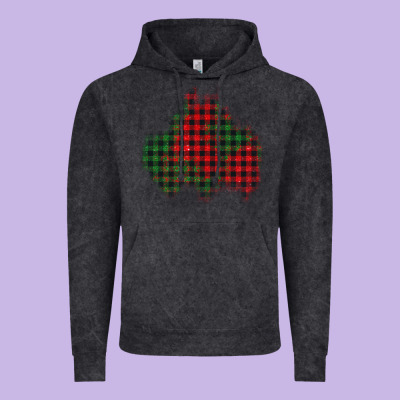 Christmas Glitter Patch Vintage Hoodie Designed By Adodesignshop
