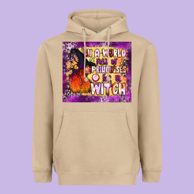 In A World Full Of Princesses Be A Witch Tumbler Heavyweight Hoodie Designed By Bundleandbundleshop