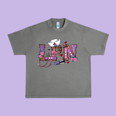 Valentines Day Lpn Urban Heavy Tee Designed By Ranaportraitstore
