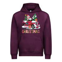 Mauve Wine pink merry christmas Urban Hoodie - MaliasSmallBusiness