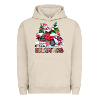 Pigment French Oak pink merry christmas Urban Hoodie - MaliasSmallBusiness