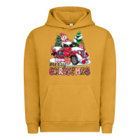 Pigment Peanut Butter pink merry christmas Urban Hoodie - MaliasSmallBusiness