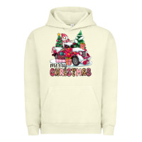 Pigment Pistachio pink merry christmas Urban Hoodie - MaliasSmallBusiness