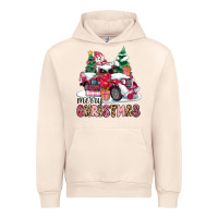 Sandshell pink merry christmas Urban Hoodie - MaliasSmallBusiness