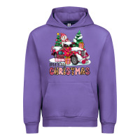 Tulip pink merry christmas Urban Hoodie - MaliasSmallBusiness