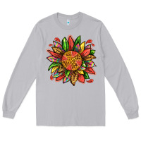Moon Dust watermelon sunflower Long Sleeve Tee - texasbilliewilder