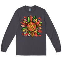 Smoke watermelon sunflower Long Sleeve Tee - texasbilliewilder