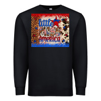 Black little miss america Premium Sweatshirt - Artiststas