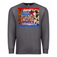 Charcoal Heather little miss america Premium Sweatshirt - Artiststas