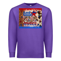 Purple little miss america Premium Sweatshirt - Artiststas