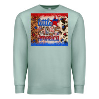 Seafoam little miss america Premium Sweatshirt - Artiststas