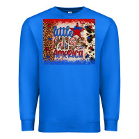 Little Miss America Premium Sweatshirt | Teevron