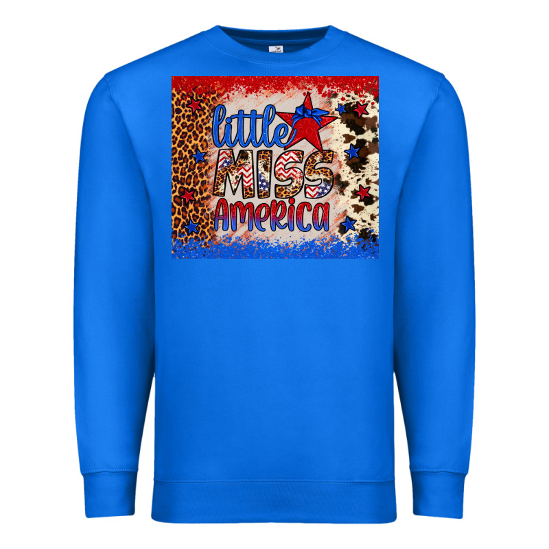 Little Miss America Premium Sweatshirt by Artiststas | Teevron