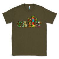 Army Green christmas cross faith Classic Tee - RanaPortraitStore