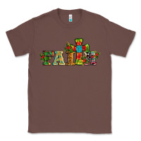 Chestnut christmas cross faith Classic Tee - RanaPortraitStore