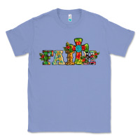 Colony Blue christmas cross faith Classic Tee - RanaPortraitStore