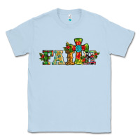Dusty Blue christmas cross faith Classic Tee - RanaPortraitStore
