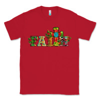 Red christmas cross faith Classic Tee - RanaPortraitStore