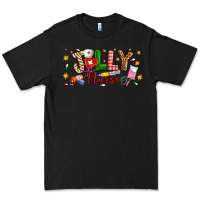 Christmas Jolly Nurse Premium Tee | Teevron