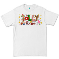 White Christmas jolly nurse Premium Tee - Artiststas