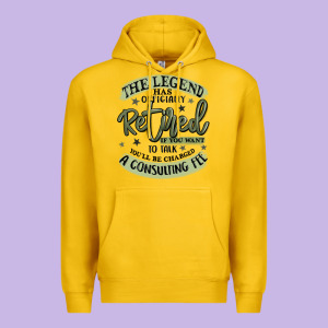 The Legend Has Officially Retired Premium Hoodie Designed By Maliassmallbusiness