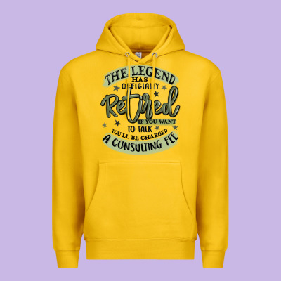 The Legend Has Officially Retired Premium Hoodie Designed By Maliassmallbusiness