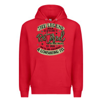 Red the legend has officially retired Premium Hoodie - MaliasSmallBusiness