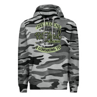 Slate Camo the legend has officially retired Premium Hoodie - MaliasSmallBusiness