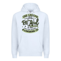 White the legend has officially retired Premium Hoodie - MaliasSmallBusiness