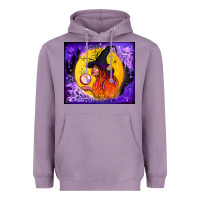 Lavender witch with crystal ball tumbler Heavyweight Hoodie - BundleAndBundleShop
