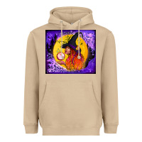 Mushroom witch with crystal ball tumbler Heavyweight Hoodie - BundleAndBundleShop
