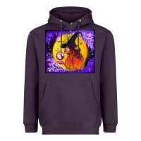 Plum witch with crystal ball tumbler Heavyweight Hoodie - BundleAndBundleShop