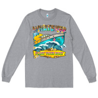 Heather Grey whatever float your boat Long Sleeve Tee - texasbilliewilder