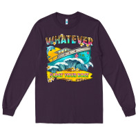 Plum whatever float your boat Long Sleeve Tee - texasbilliewilder