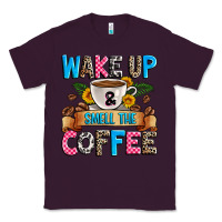 Plum wake up and smell the coffee Classic Tee - Zillion Design Studio
