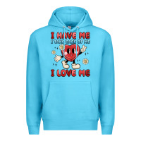 Ocean Blue i have me i take care of me i love me Premium Hoodie - MaliasSmallBusiness