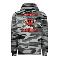 Slate Camo i have me i take care of me i love me Premium Hoodie - MaliasSmallBusiness