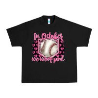 Black in october we wear pink baseball Urban Heavy Tee - BarkalooDesign