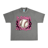 Tornado in october we wear pink baseball Urban Heavy Tee - BarkalooDesign