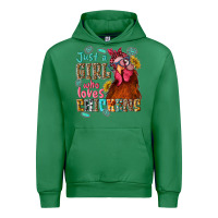 Emerald just a girl who loves chickens Urban Hoodie - NancyCooperArtShop