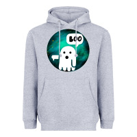 Heather Grey Ghost Of Disapproval Heavyweight Hoodie - Bettercallsaul