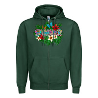 Sports Green summer Zipper Hoodie - SublimationCraftShop