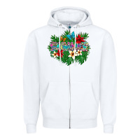 White summer Zipper Hoodie - SublimationCraftShop