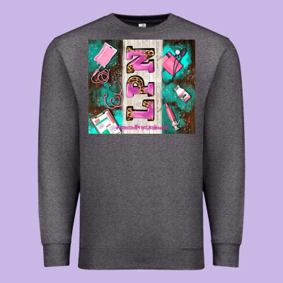 Lpn Licenced Practical Nurse And Element Premium Sweatshirt Designed By Adodesignshop