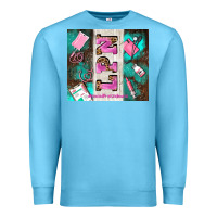 Ocean Blue lpn licenced practical nurse and element Premium Sweatshirt - AdoDesignShop